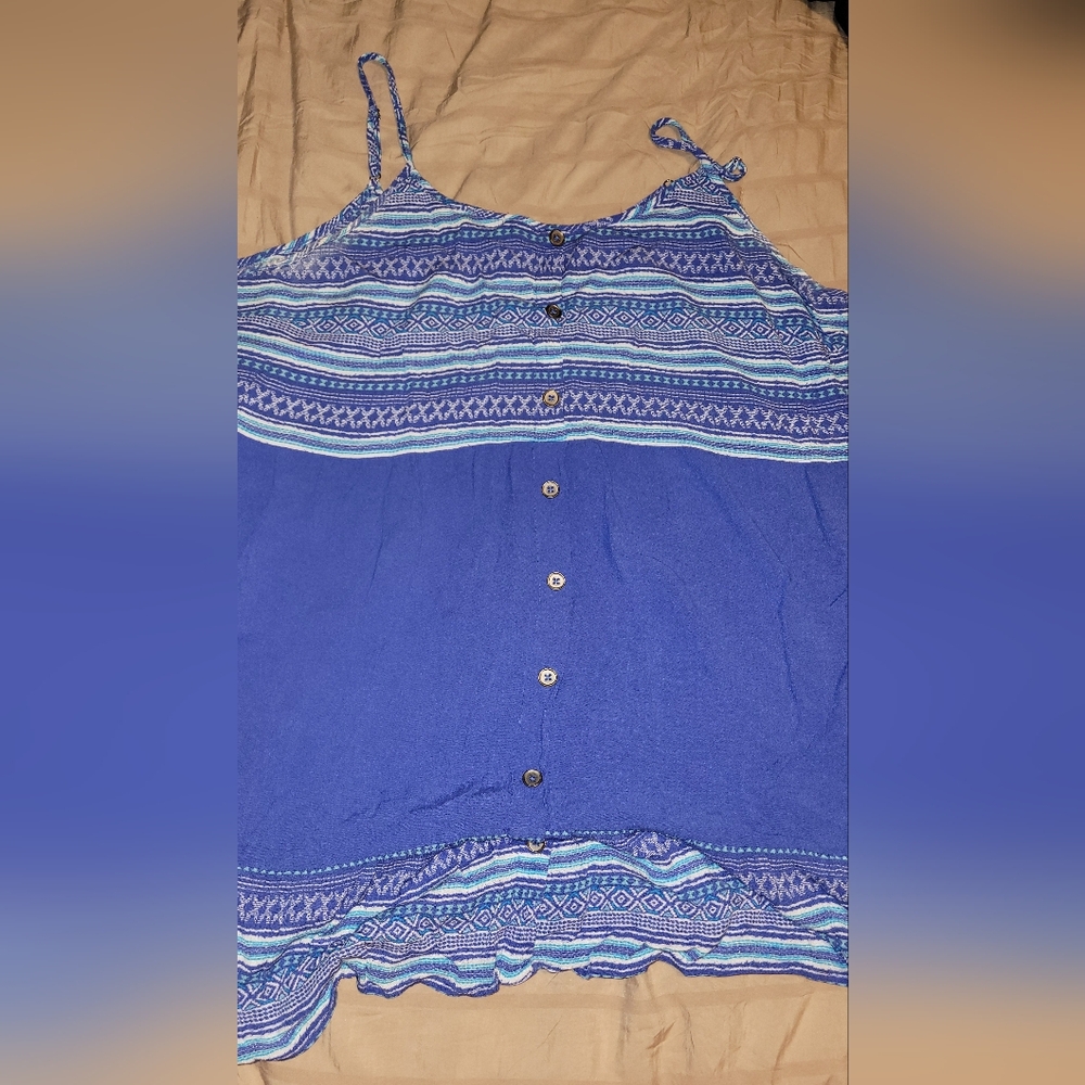 Blue Swim Cover-Up